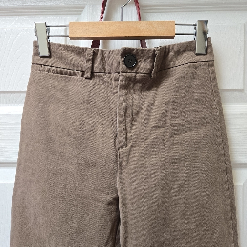 Frank & Oak Josephine Cropped Wide-leg Pants - Picture 3 of 9